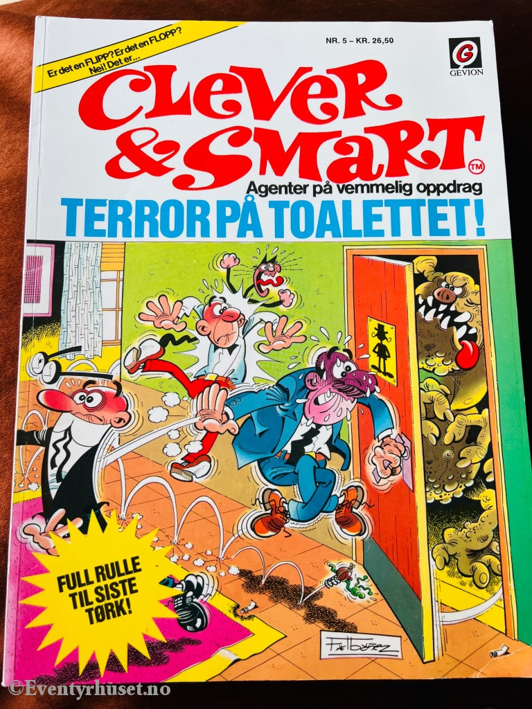 Clever Smart. 05/1986. Agenter På Vemmelig Oppdrag. Terror Toalettet! Tegneseriealbum