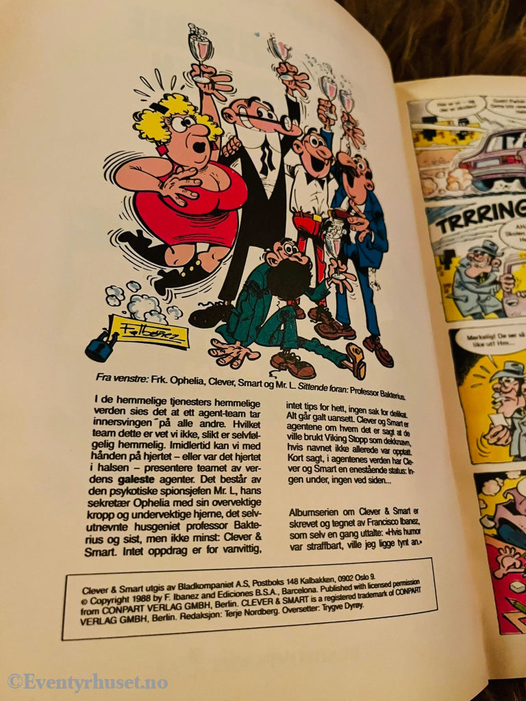 Clever & Smart. 1988. Den Redselsfulle Rakkerungen. Tegneseriealbum