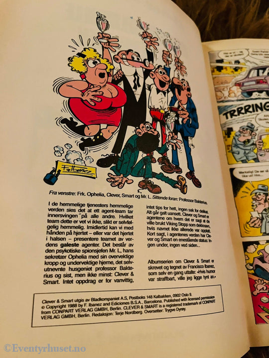 Clever & Smart. 1988. Den Redselsfulle Rakkerungen. Tegneseriealbum