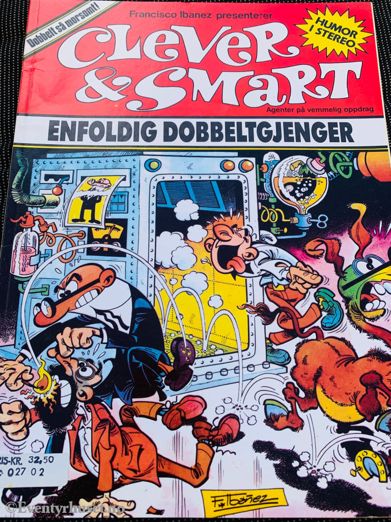Clever & Smart: Enfoldig Dobbeltgjenger (1982). Tegneseriealbum.