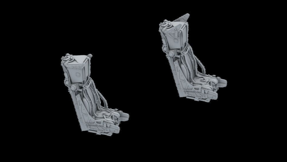 Mirage 2000 D/N 3D RESIN PRINTS OF ENGINES AND SEATS