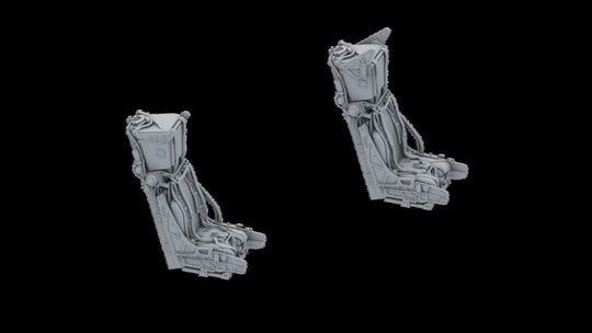 Mirage 2000 D/N 3D RESIN PRINTS OF ENGINES AND SEATS