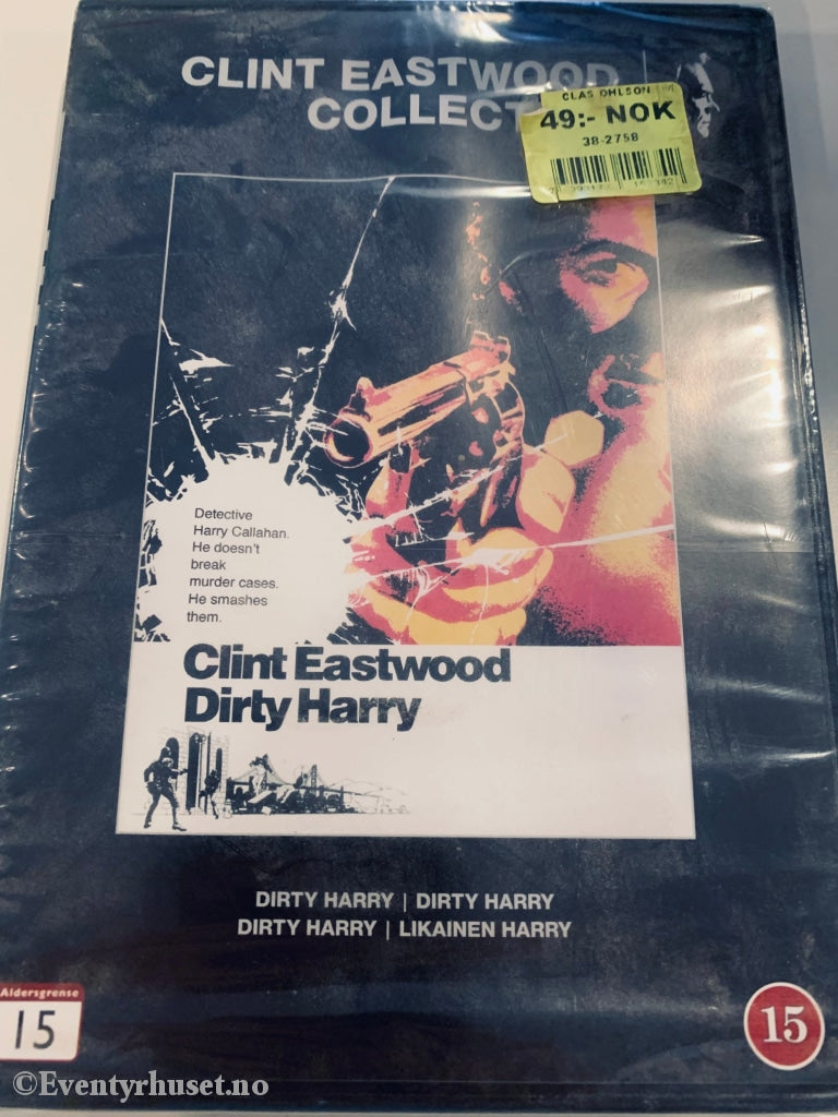 Clint Eastwood - Dirty Harry. 1971. Dvd. Ny I Plast! Dvd