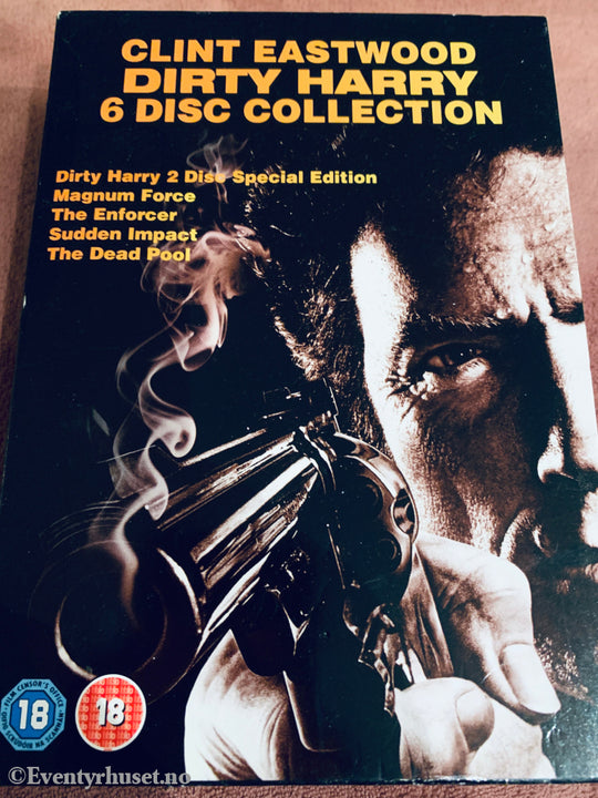 Clint Eastwood. Dirty Harry Collection (1971–1988). DVD samleboks.