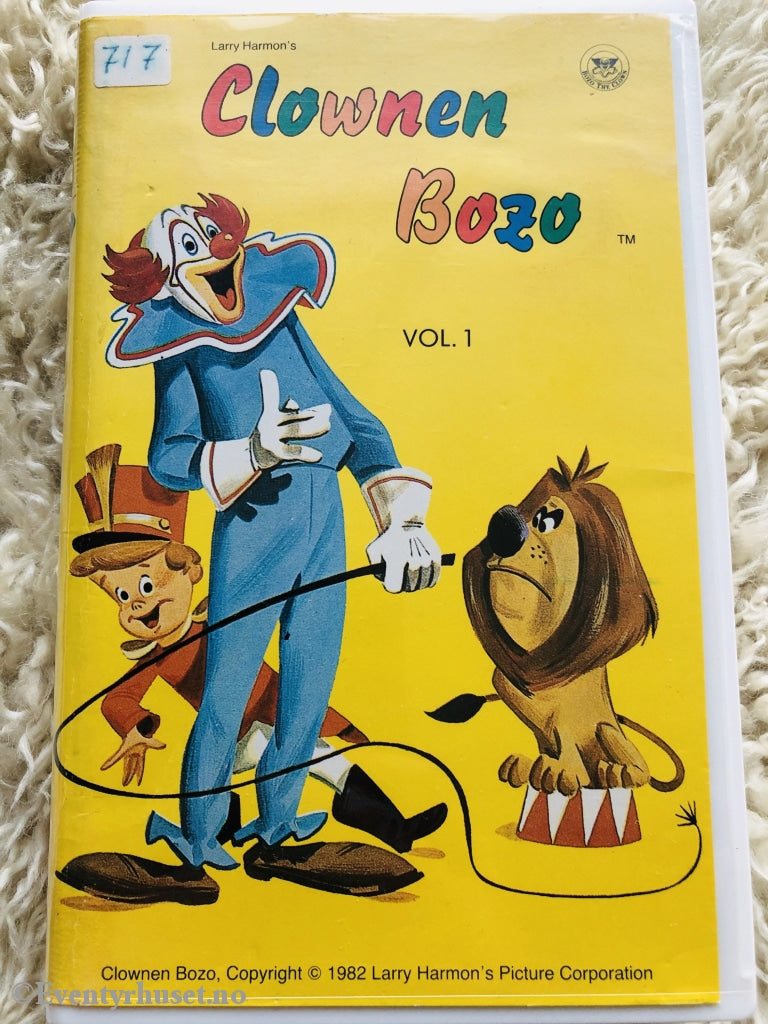 Clownen Bozo. Vol. 1. 1982. Vhs Big Box.