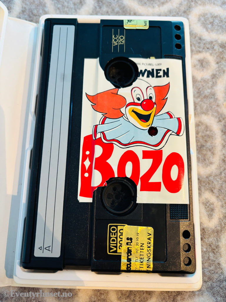 Clownen Bozo. Vol. 1. 1982. Video 2000. VHS Big Box