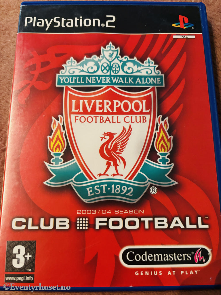 Club Football: Liverpool 2003/04 Season. PS2.