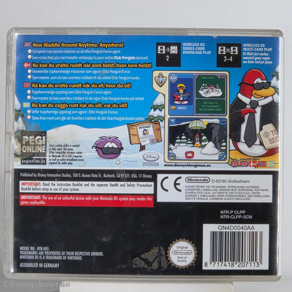 Club Penguin: Elite Penguin Force . Nintendo DS.