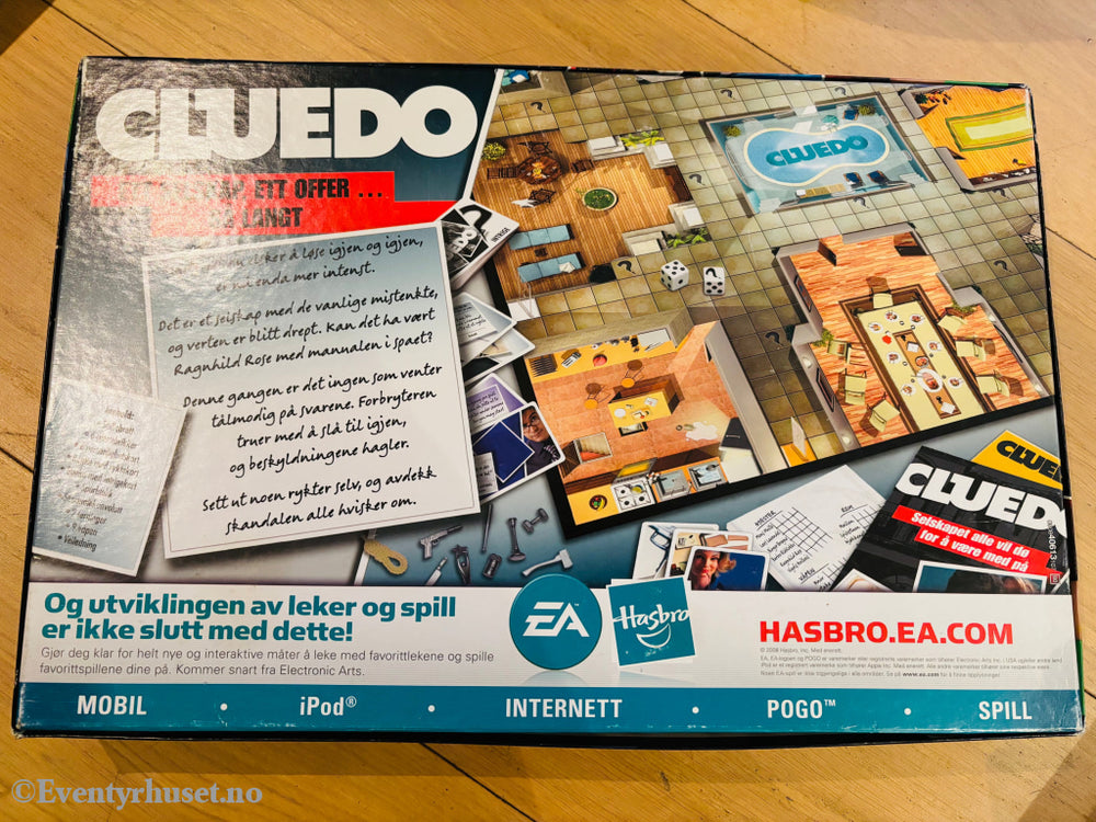 Cluedo: Avslør Hemmelighetene. Brettspill