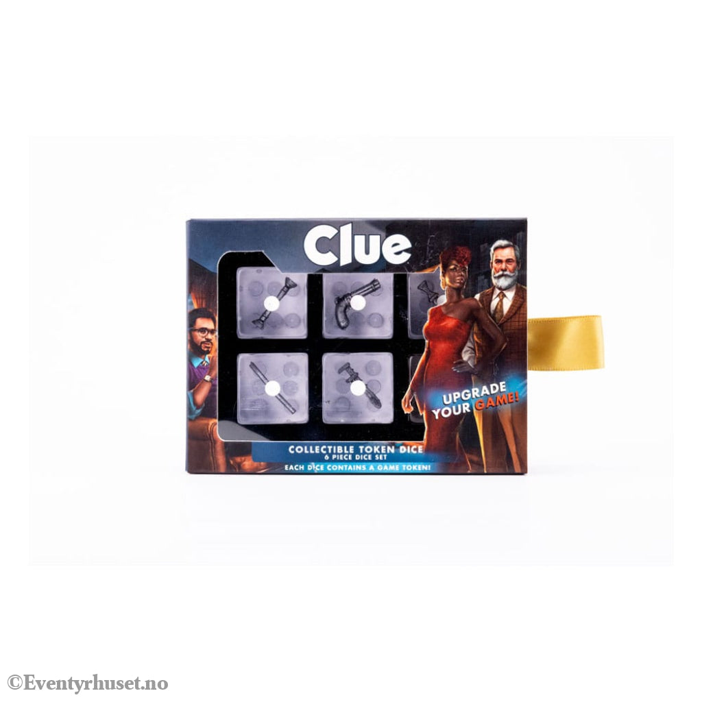 Cluedo Dice Set Token Weapons Games