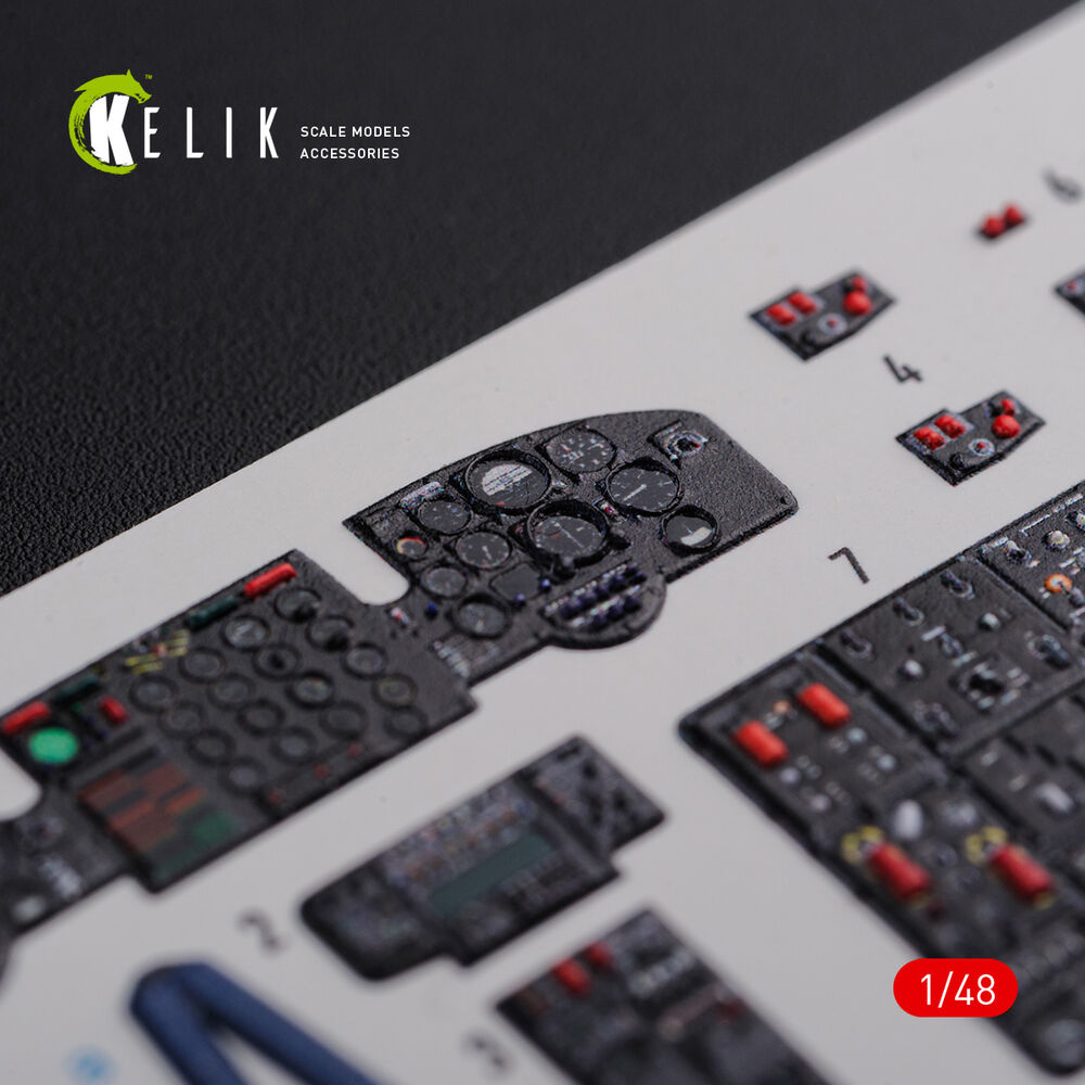 CH-47F interior 3D decals for Italeri kit