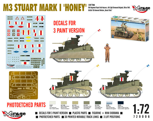M3 STUART Mk I ´HONEY´ light tank