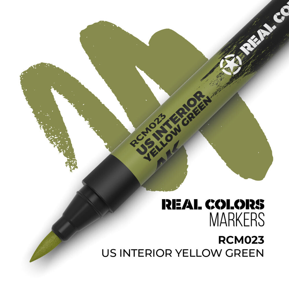 Real Colors Markers: US INTERIOR YELLOW GREEN