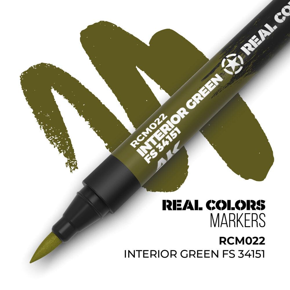 Real Colors Markers: INTERIOR GREEN FS 34151
