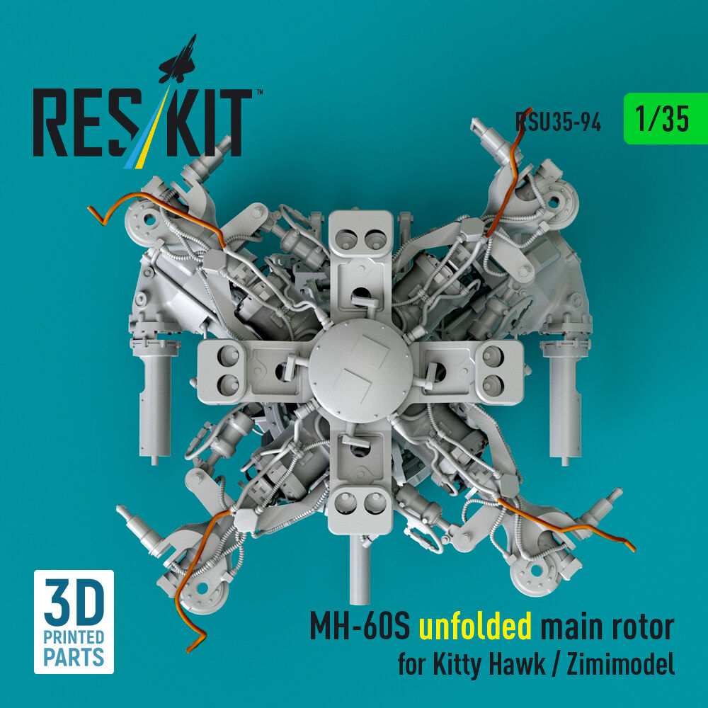 MH-60S unfolded main rotor for Kitty Hawk / Zimimodel (3D Printed)