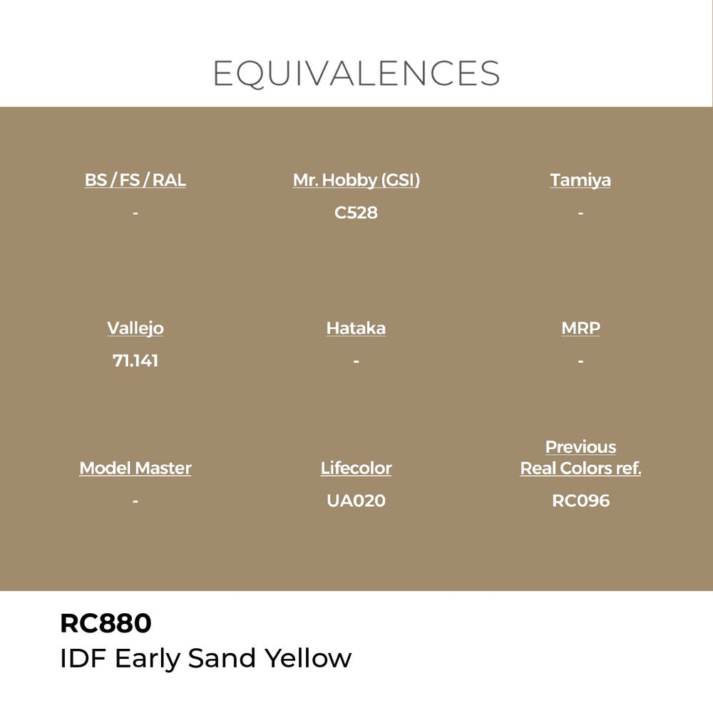 Real Colors: IDF Early Sand Yellow 17 ml.