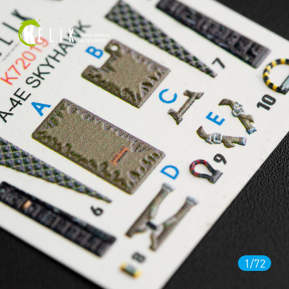 A-4(B,P) Skyhawk interior 3D decals for Airfix kit