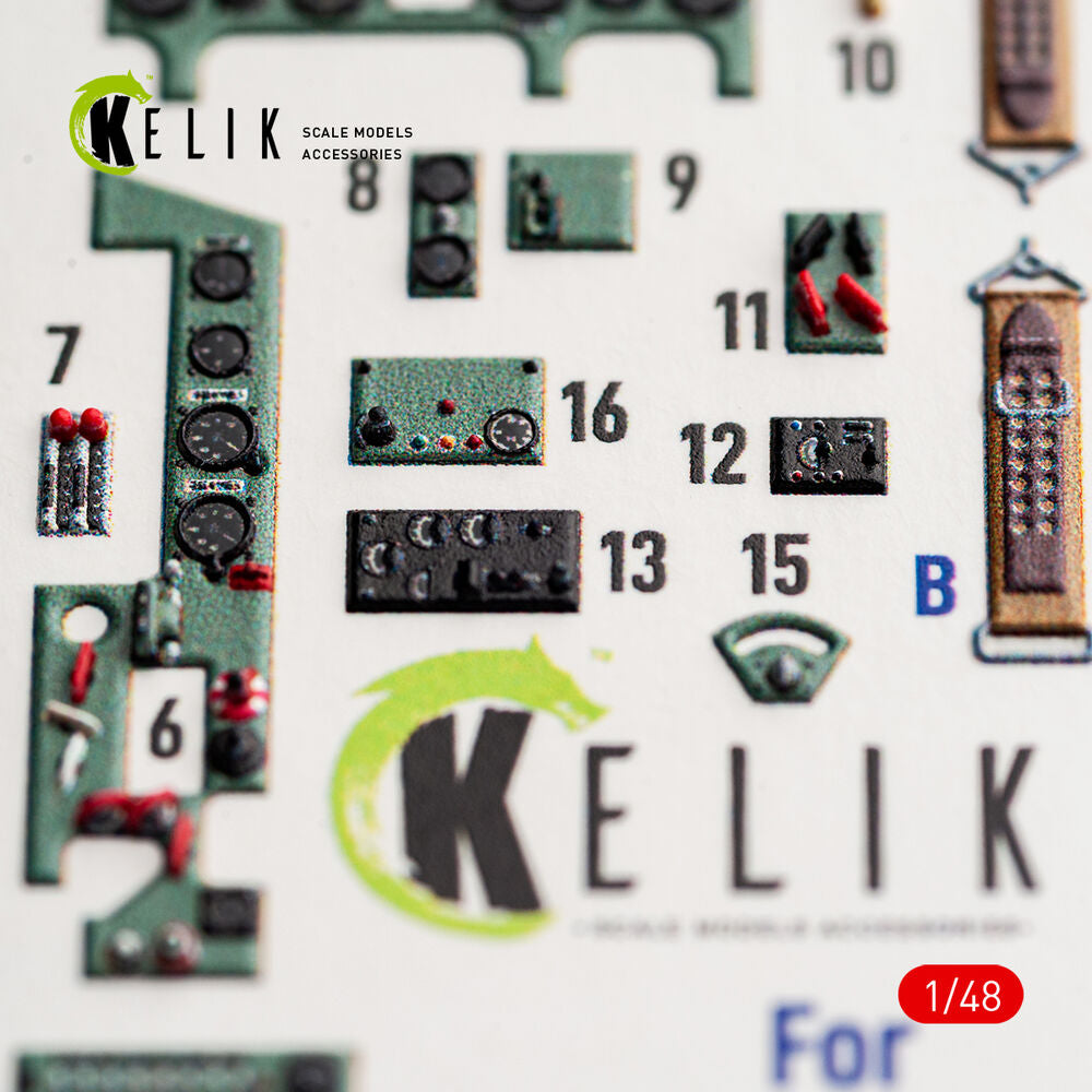 A6M5a - interior 3D decals for Fine Molds