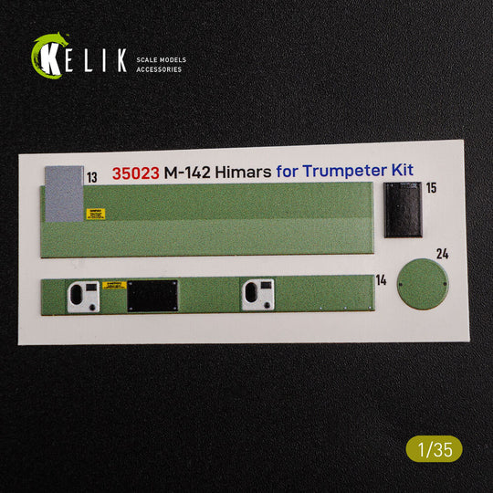M142 HIMARS - Interior 3D Decal and classic Decal for Trumpeter kit