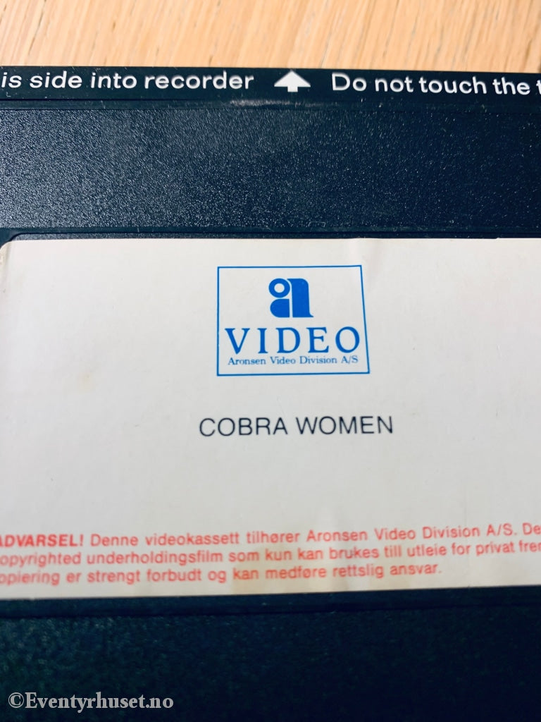 Cobra Woman. 1972. Vhs Big Box.