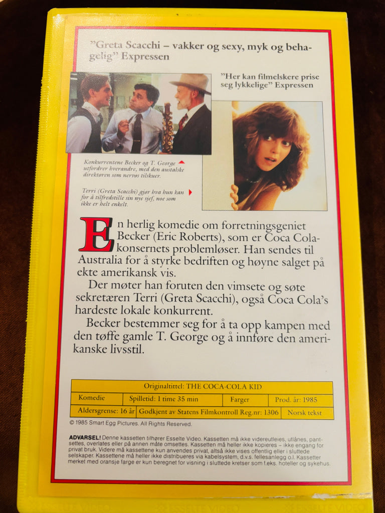 Coca-Cola Kid. VHS Big Box.