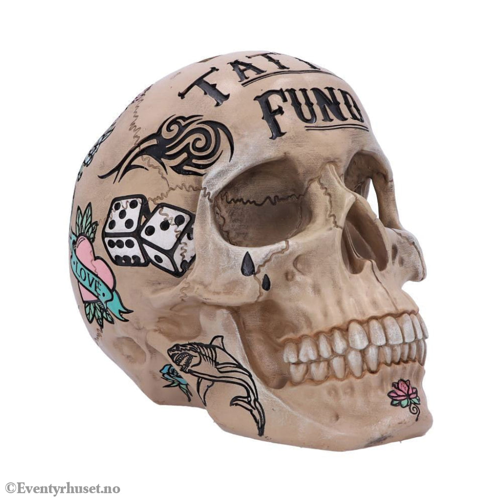 Coin Bank Skull Tattoo Fund Home & Gifts