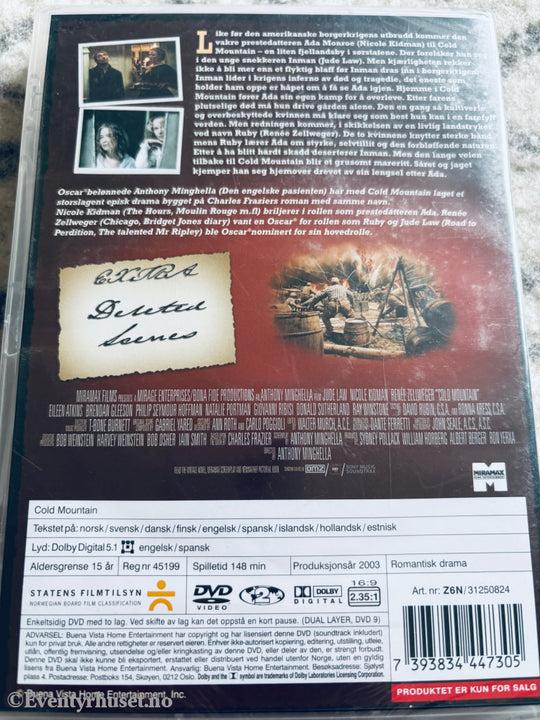 Cold Mountain. DVD. Ny i plast!