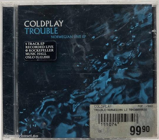 Coldplay. 2001. Trouble – Norwegian Live EP. Musikk-CD.