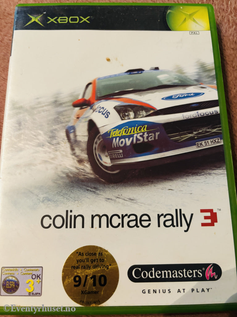 Colin McRae Rally 3. Xbox.