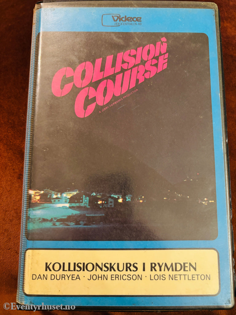 Collision Course - Kollisjonskurs i Rymden. VHS Big Box.