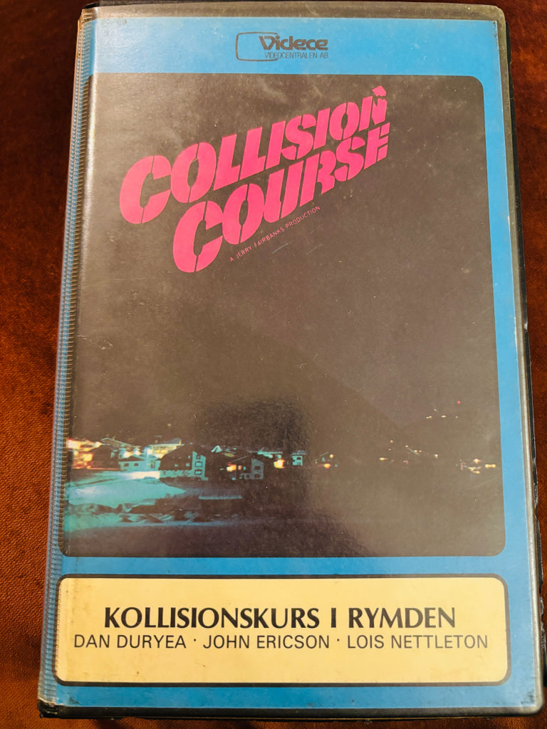 Collision Course - Kollisjonskurs i Rymden. VHS Big Box.