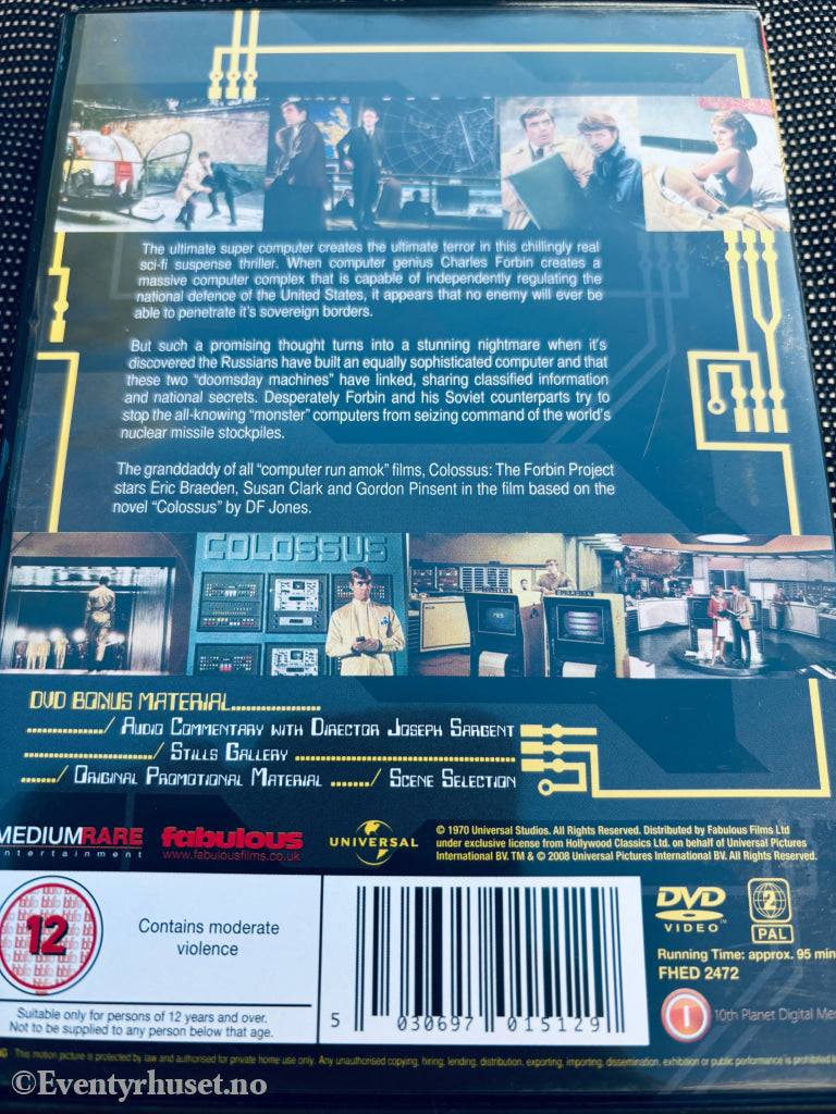 Colossus: The Forbin Project. DVD.