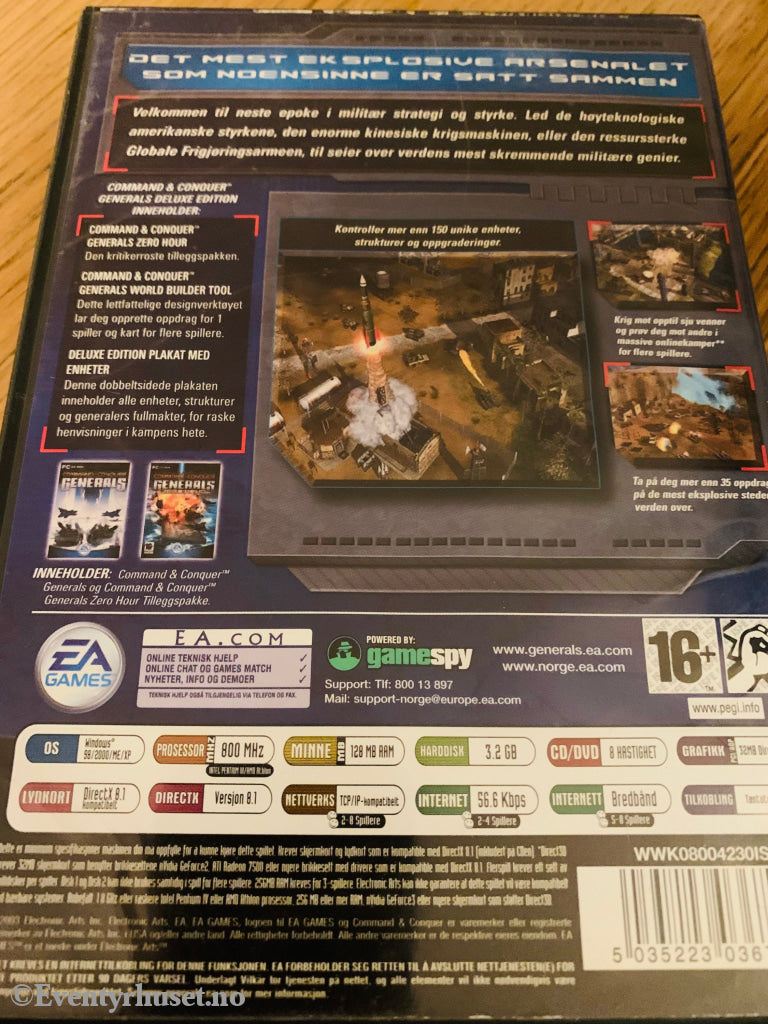 Command & Conquer Generals - Deluxe Edition. Pc Spill. Spill