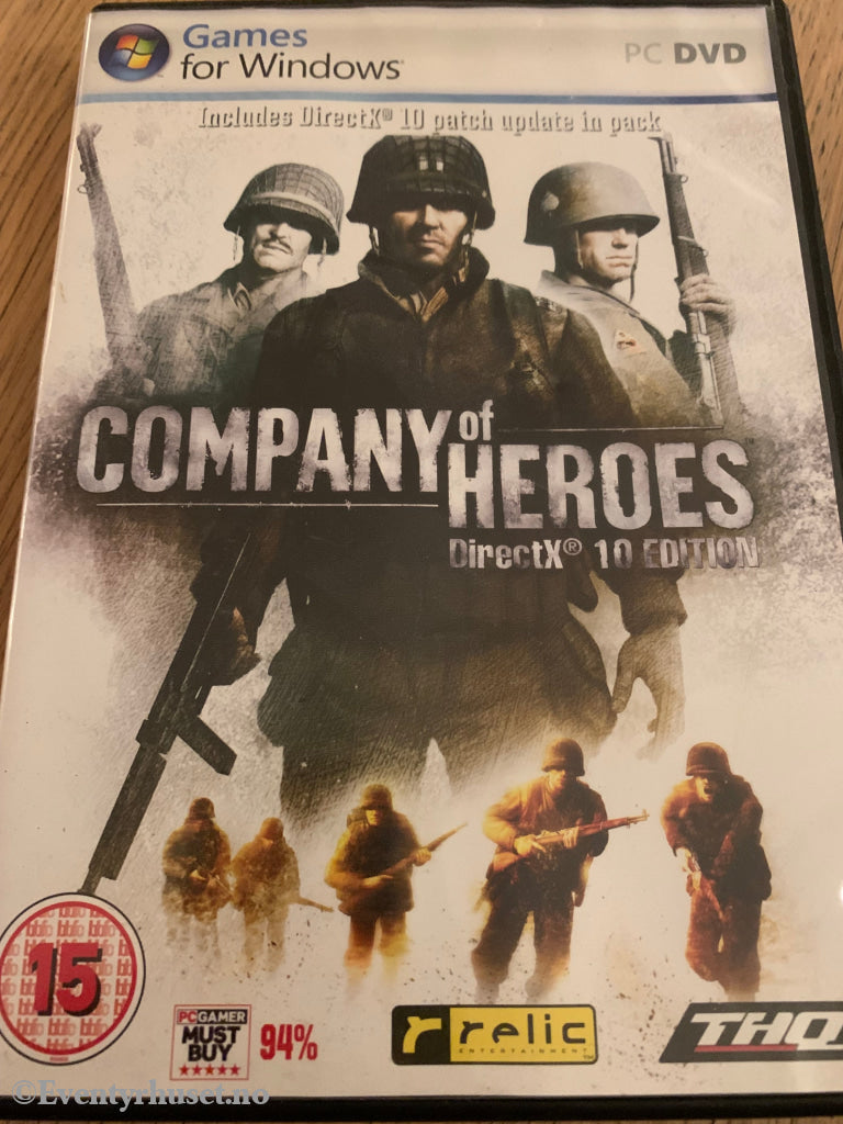 Company Of Heroes - Directx 10 Edition. Pc-Spill. Pc Spill