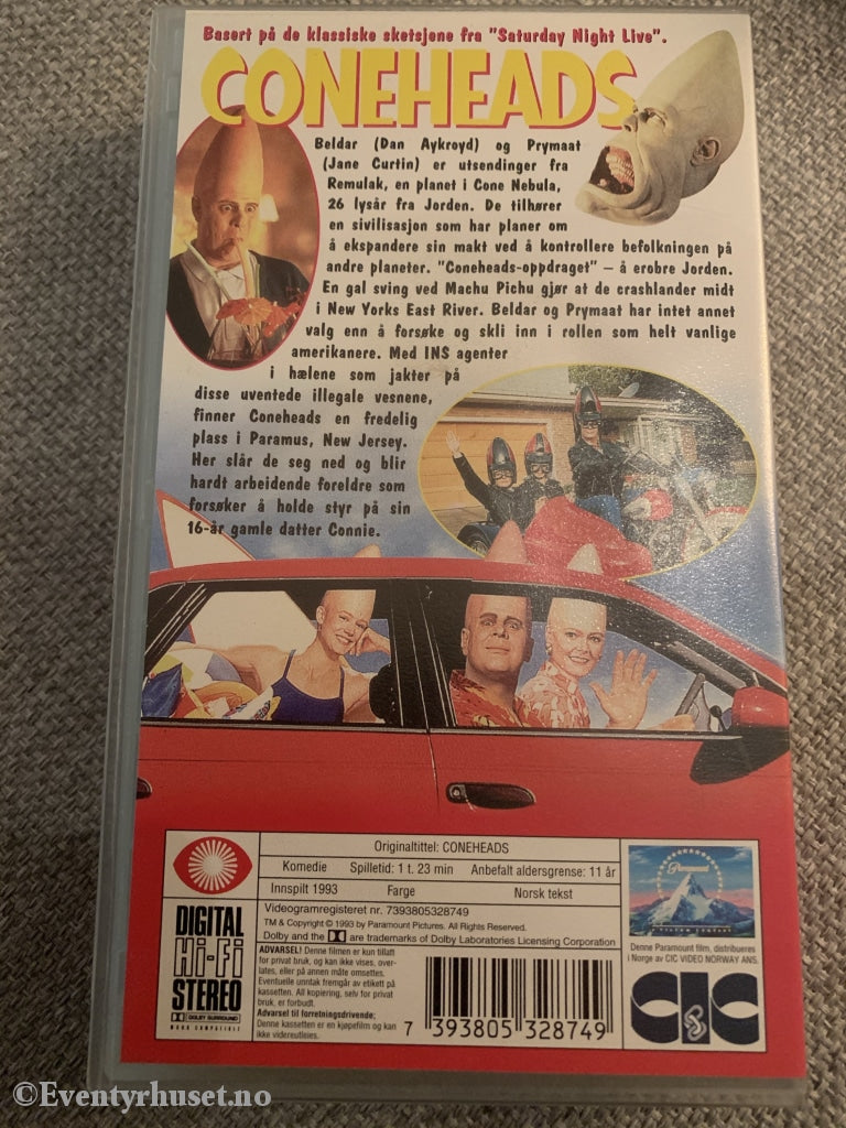 Coneheads. 1993. Vhs. Vhs