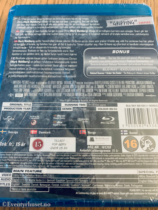 Contraband (2012). Blu-Ray. Ny i plast!