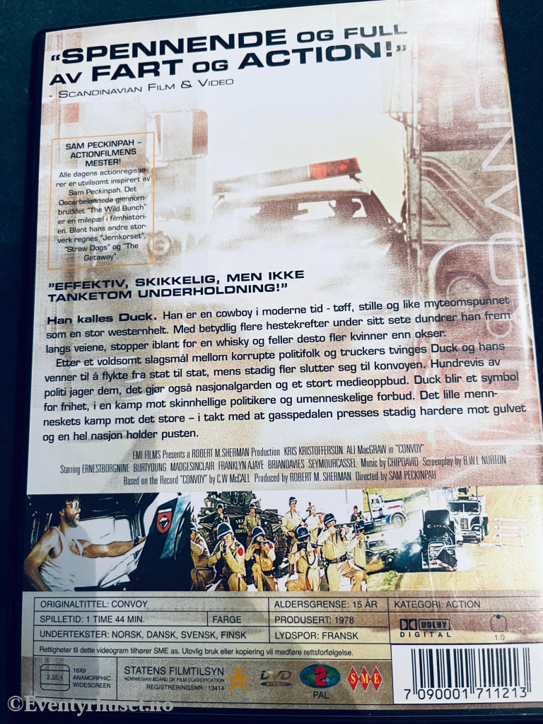 Convoy. 1978. Dvd. Dvd