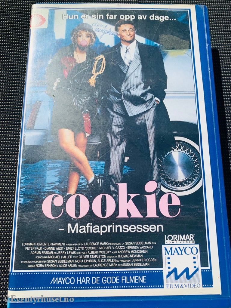 Cookie - Mafiaprinsessen. 1989. Vhs Big Box.