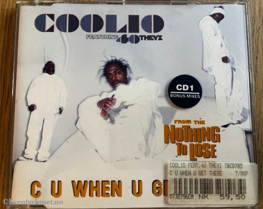 Coolio feat. 40 Thevz. 1997. C U When U Get There. CD.