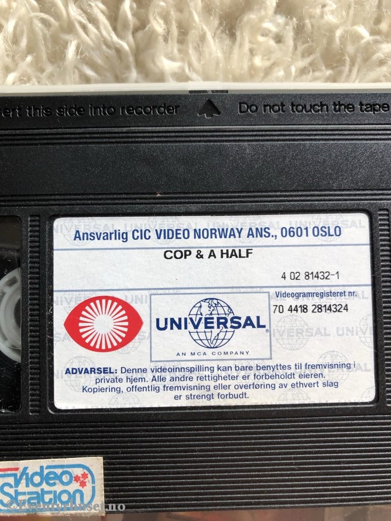 Cop And A Half. 1992. Vhs. Vhs