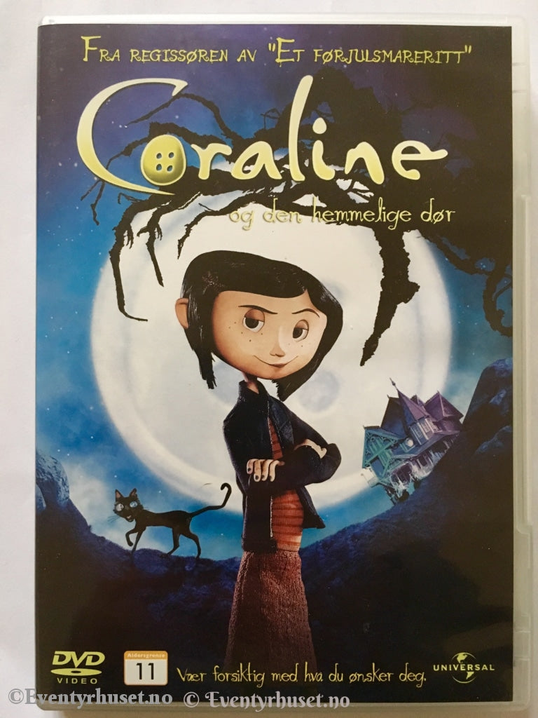 Coraline Og Den Hemmelige Dør. Dvd. Dvd