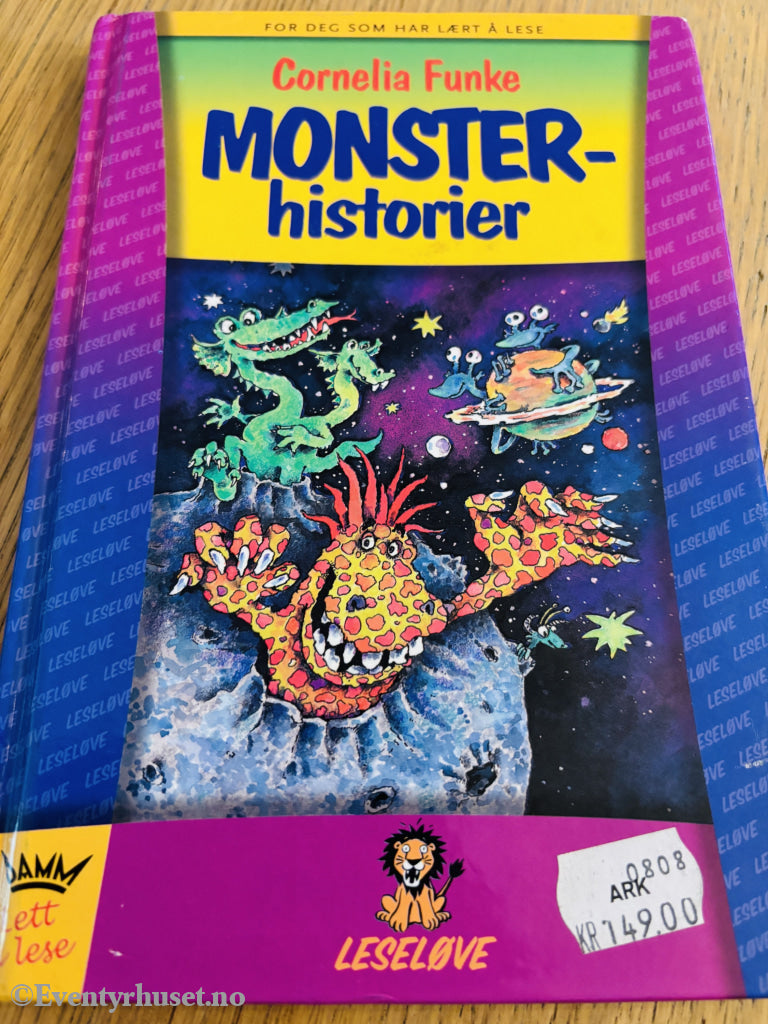 Cornelia Funke. Monsterhistorier. Bok.