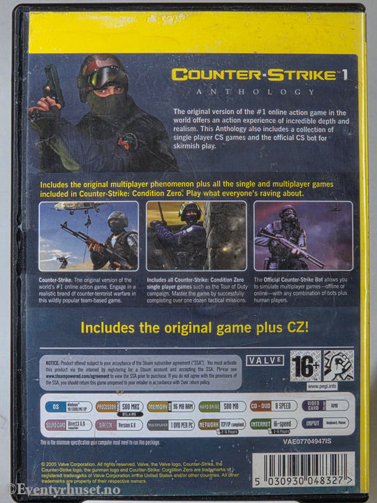 Counter-Strike 1 Anthology. 2005. PC-spill.