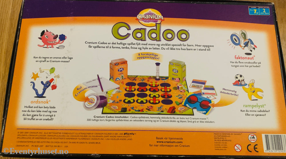 Cranium Cadoo. 2002. Brettspill.