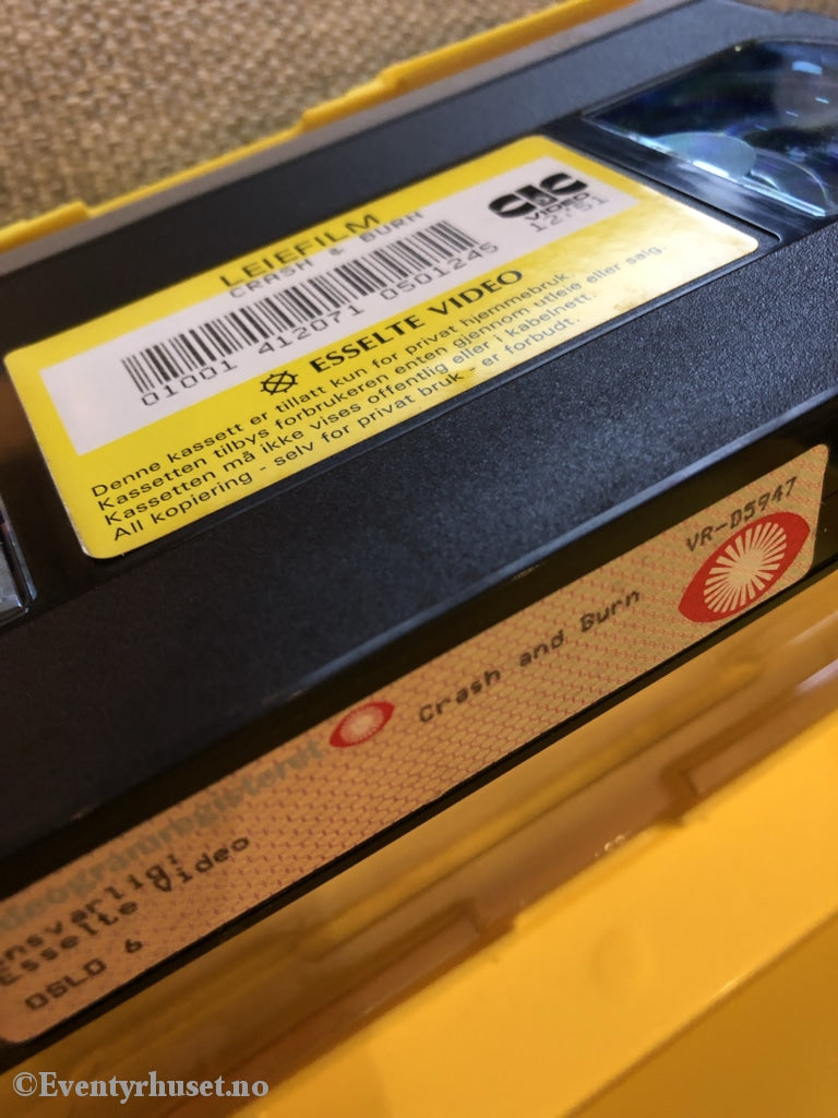 Crash And Burn. 1990. Vhs Big Box.