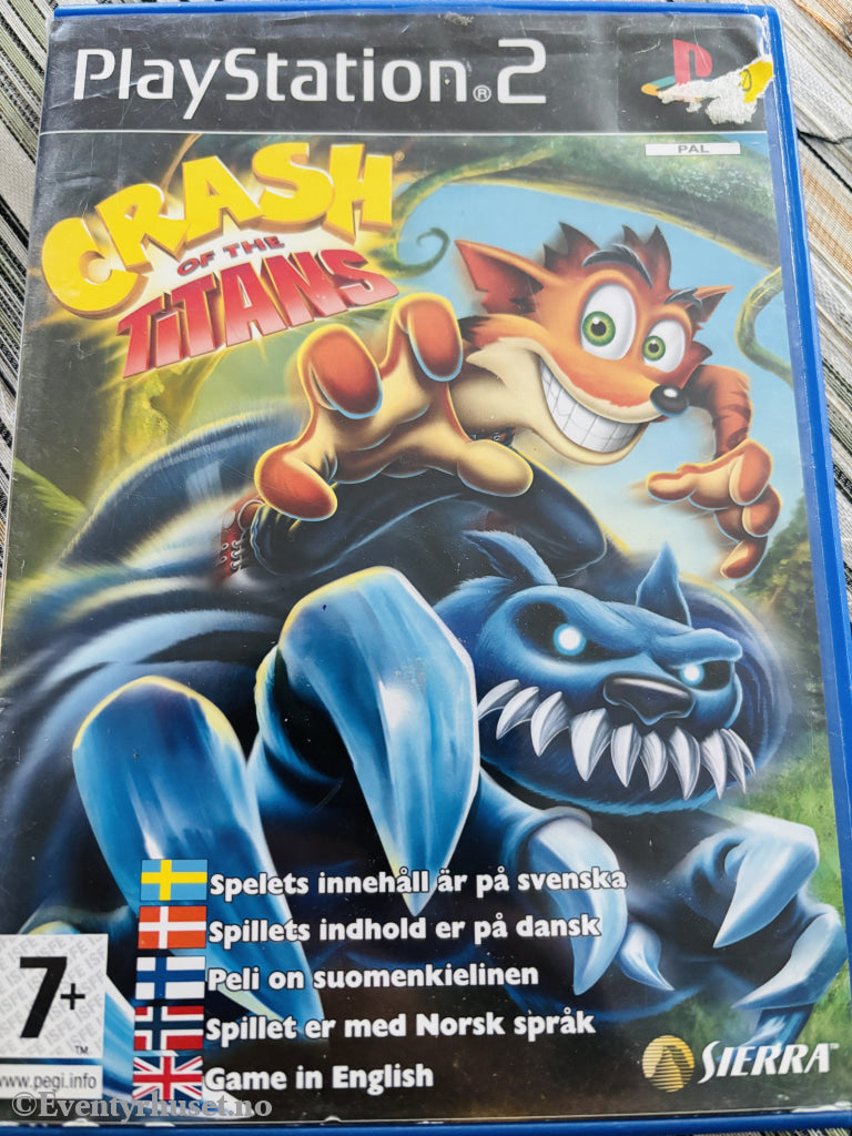 Crash of the Titans. PS2-spill