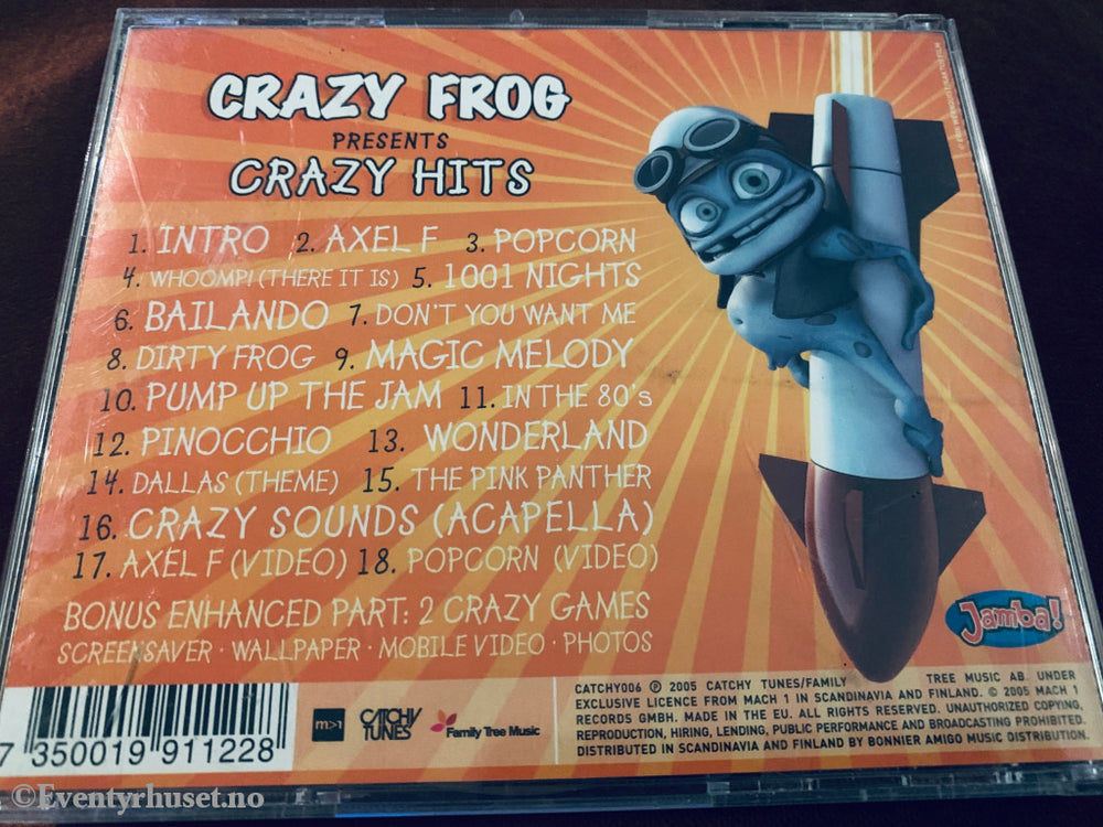 Crazy Frog present Crazy Hits. CD.