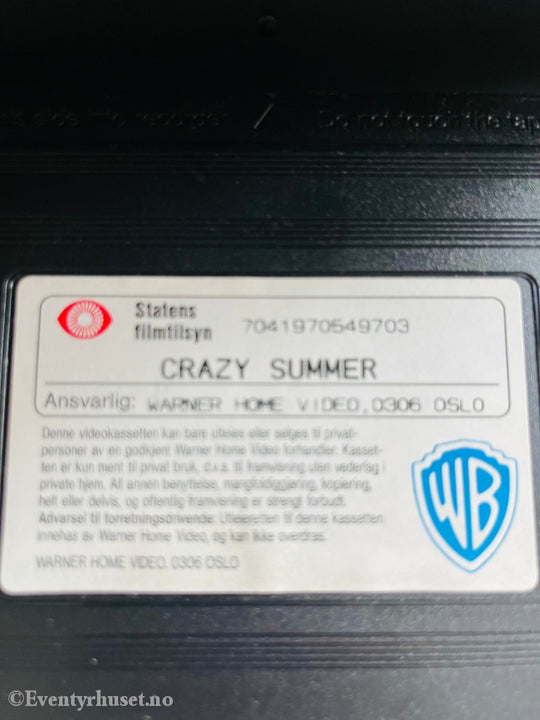 Crazy Summer. 1994. Vhs. Vhs