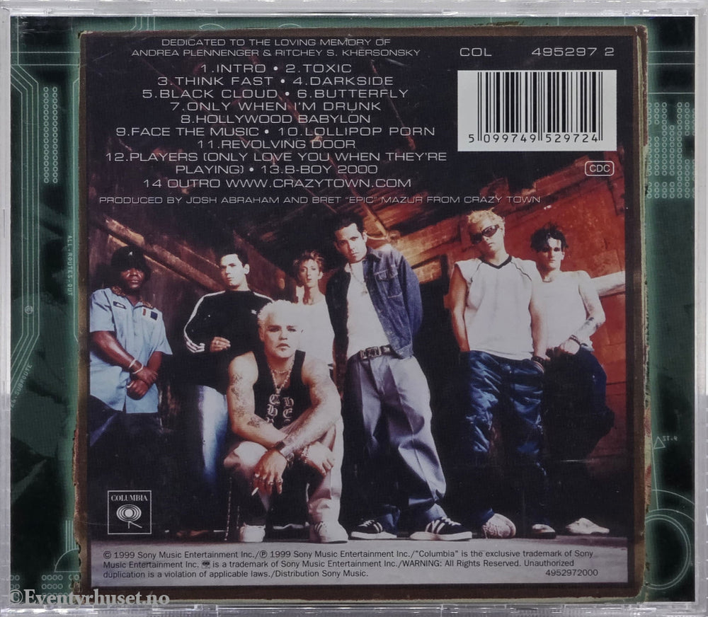 Crazy Town. 1999. The Gift of Game. CD.