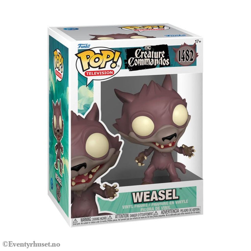 Creature Commandos POP! TV Vinyl Figure Weasel 9 cm Collectibles